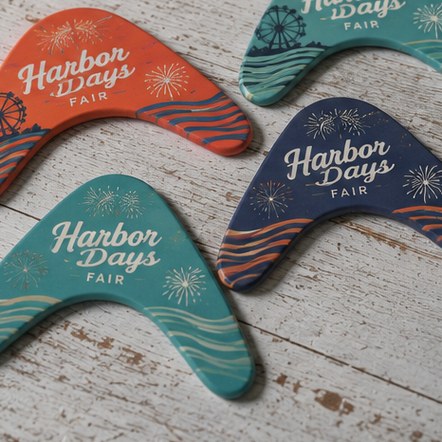 Custom boomerangs for small business marketing