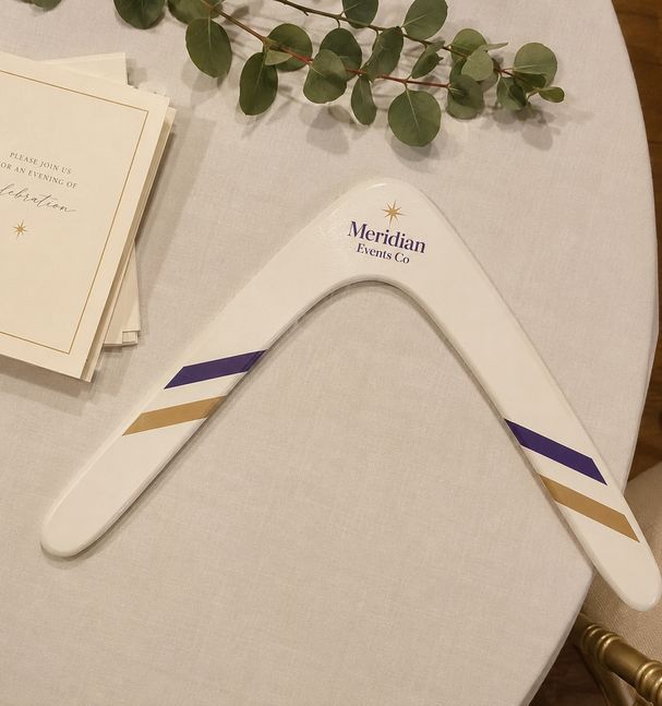 Branded boomerang order — customer photo
