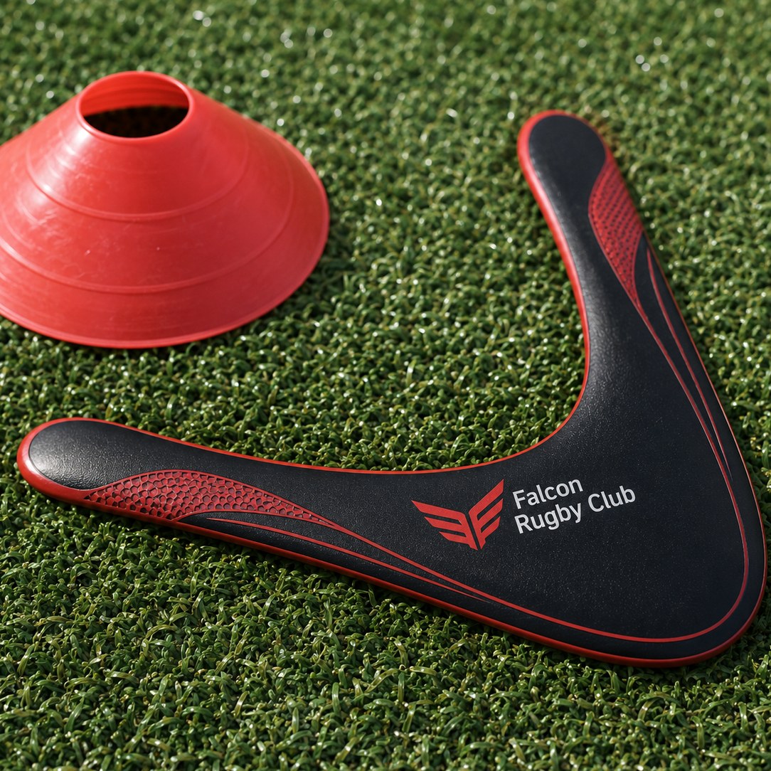 Custom boomerangs for sports teams and clubs