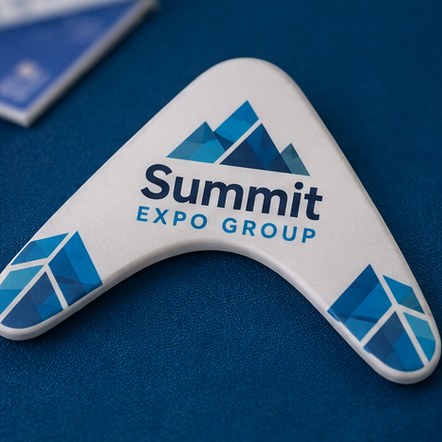 Custom boomerangs for trade shows and promotions